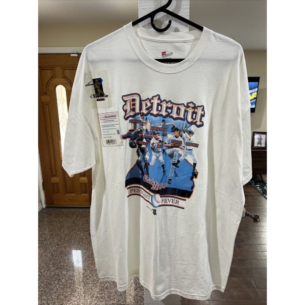VTG NewDetroit Tigers 2006 Pennant Fever MLB Baseball T Shirt Size X-Large White